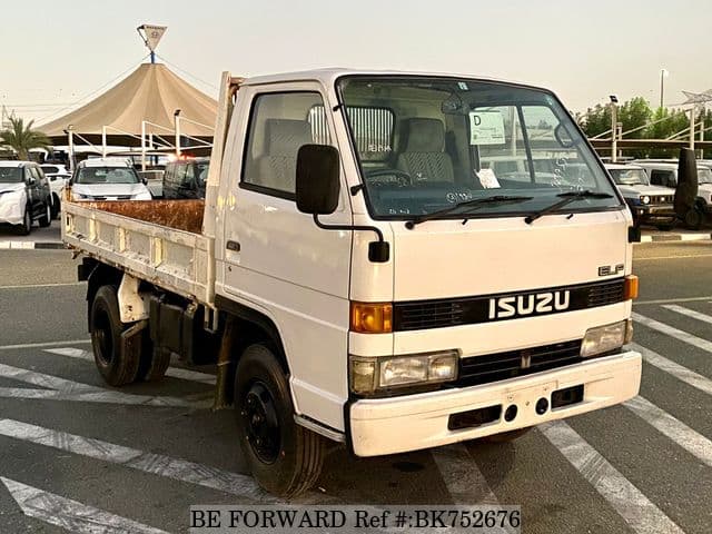 Isuzu elf 車両積載車 LBWK ホワイト MINI GT 1/64 Isuzu N
