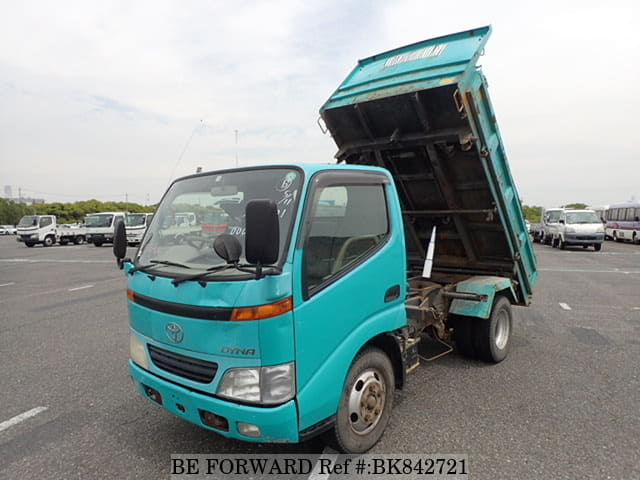 Used 2000 TOYOTA DYNA TRUCK THREE WAY DUMP TRUCK 5MT/KK-XZU301D