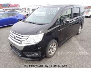 Used 2015 HONDA STEP WGN BM146542 for Sale