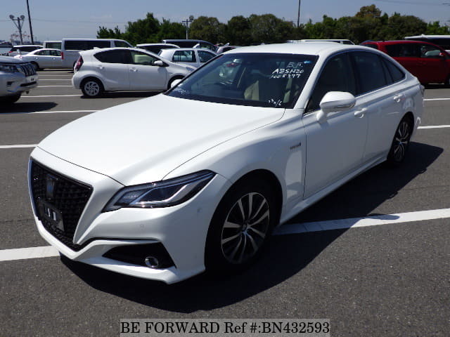 Used 2018 TOYOTA CROWN HYBRID S C PACKAGE/6AA-AZSH20 for Sale
