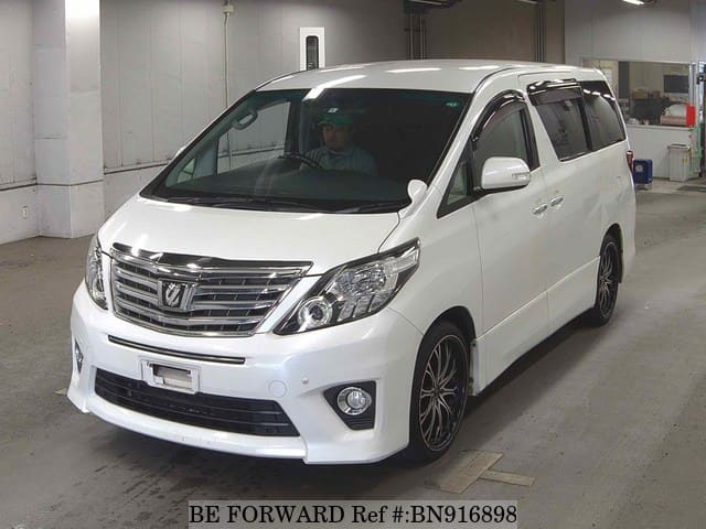 2014 TOYOTA ALPHARD 240S/DBA-ANH20W usados à venda no Japão BN916898 ...