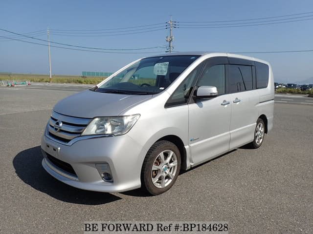 NISSAN SERENA Highway STAR ハイブリッド 2013 NISSAN SERENA HIGHWAY STAR S HYBRID/DAA-HFC26 BP184628 usados
