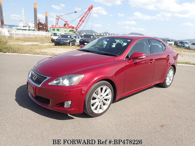 Used 2009 LEXUS IS IS250 RED EDGE BLACK INTERIOR /DBA-GSE20