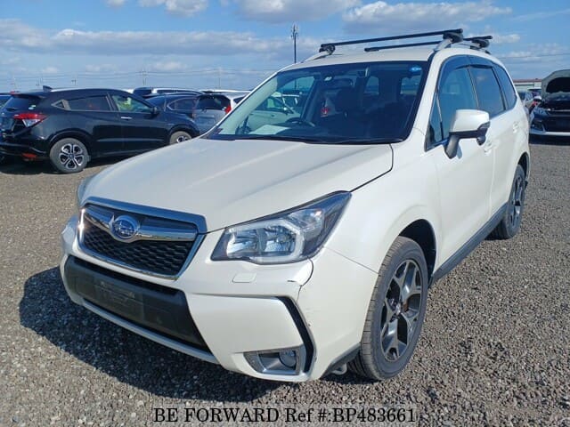 Wits Subaru Forester 2.0XT サテンホワイト 2013 SUBARU FORESTER 2.0XT EYESIGHT/DBA-SJG d'occasion BP483661