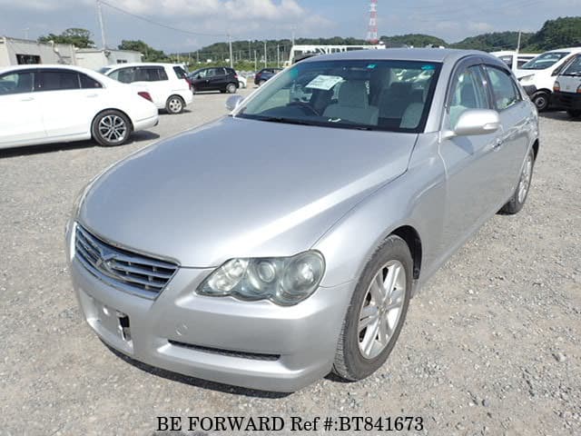 Toyota Mark X silver frontside