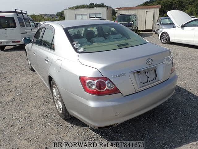 Toyota Mark X silver backside