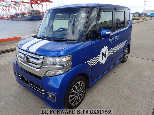 Used 2016 HONDA N BOX CUSTOM G TURBO L PACKAGE/DBA-JF1 for Sale