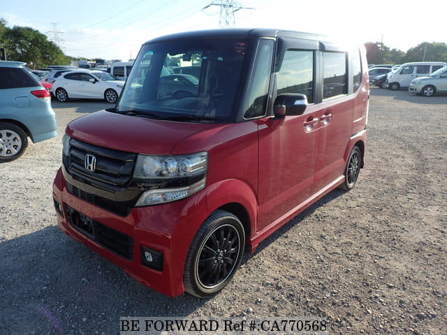Used 2016 HONDA N BOX CUSTOM G TURBO L PACKAGE/DBA-JF1 for Sale