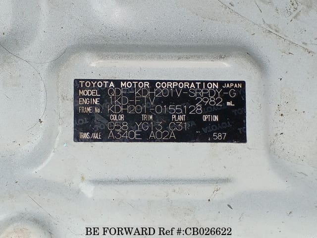 2014 TOYOTA Regiusace Van QDF-KDH201V KDH201-0155128