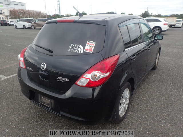 Used 2012 NISSAN TIIDA AXIS BLACK LEATHER SV PLUS/DBA-C11 for Sale ...