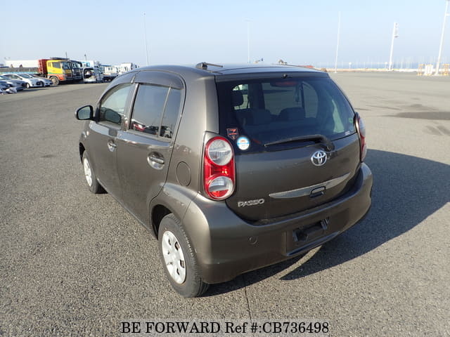 Used 2012 TOYOTA PASSO/DBA-KGC30 for Sale CB736498 - BE FORWARD