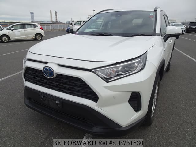 Used 2019 TOYOTA RAV4 HYBRID X/6AA-AXAH54 for Sale CB751830 - BE