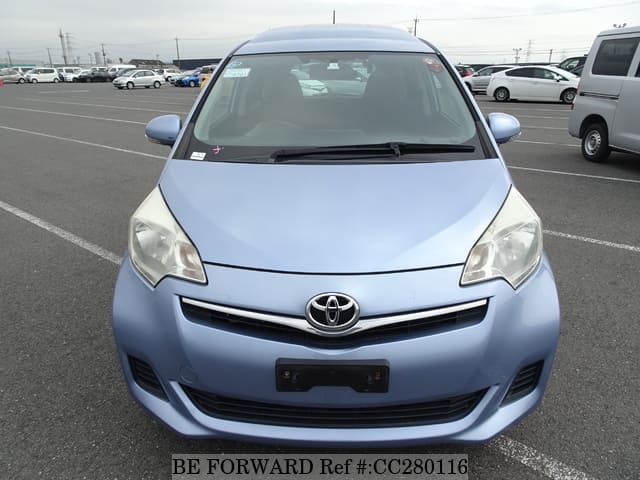 Used 2012 TOYOTA RACTIS X TYPE 1/DBA-NSP122 for Sale CC280116 - BE FORWARD