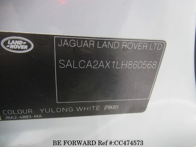 2020 LAND ROVER DISCOVERY SPORT 5BA-LC2XC SALCA2AX1LH860568